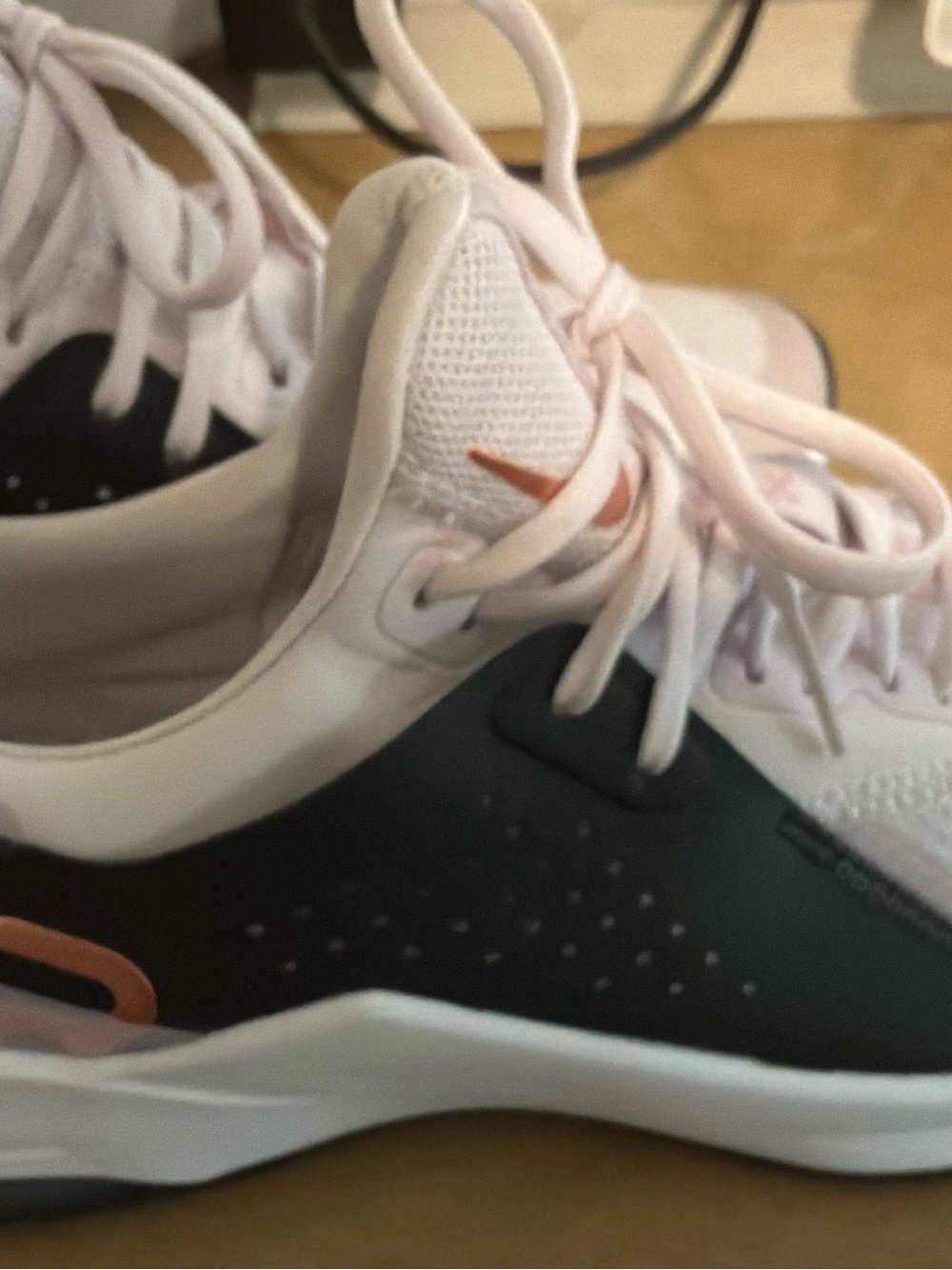 Nike Women's Pink, Black & Coral Low-Top Athletic Sneakers